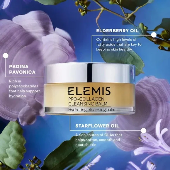 Elemis Pro-Collagen Summer Bloom Cleansing Balm - White and Yellow - Picture 4 of 4